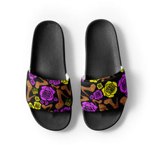 Load image into Gallery viewer, Women's slides 'Purple Gold'