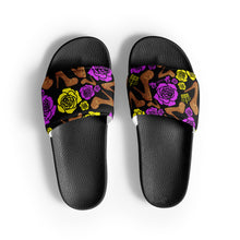 Load image into Gallery viewer, Women's slides 'Purple Gold'