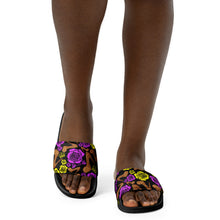 Load image into Gallery viewer, Women's slides 'Purple Gold'