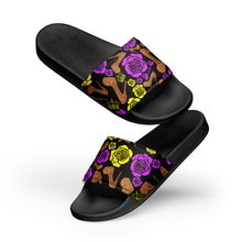 Load image into Gallery viewer, Women's slides 'Purple Gold'