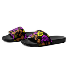 Load image into Gallery viewer, Women's slides 'Purple Gold'