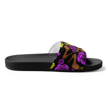 Load image into Gallery viewer, Women's slides 'Purple Gold'