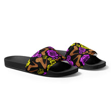 Load image into Gallery viewer, Women's slides 'Purple Gold'