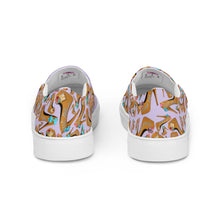 Load image into Gallery viewer, Women’s slip-on canvas shoes 'Eat me drink me'