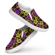 Load image into Gallery viewer, Women’s slip-on canvas shoes 'Purple Gold'