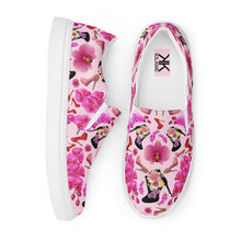 Load image into Gallery viewer, Women’s slip-on canvas shoes 'Secret garden'