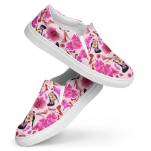 Load image into Gallery viewer, Women’s slip-on canvas shoes 'Secret garden'