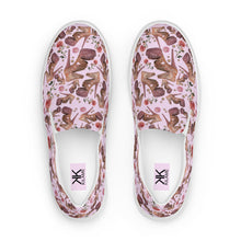 Load image into Gallery viewer, Women’s slip-on canvas shoes 'Vacanze Romane'