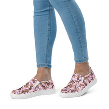 Load image into Gallery viewer, Women’s slip-on canvas shoes 'Vacanze Romane'