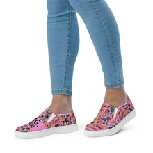 Load image into Gallery viewer, Women’s slip-on canvas shoes 'OMG. Shoes!