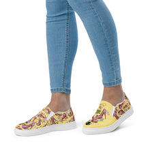 Load image into Gallery viewer, Women’s slip-on canvas shoes 'Tea Party'