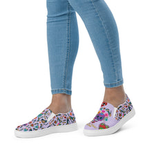 Load image into Gallery viewer, Women’s slip-on canvas shoes 'Viva la vida'