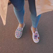 Load image into Gallery viewer, Women’s slip-on canvas shoes 'Viva la vida'