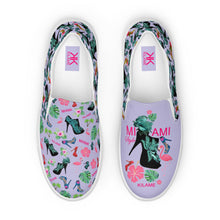 Load image into Gallery viewer, Women’s slip-on canvas shoes 'Miami Style'