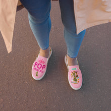 Load image into Gallery viewer, Women’s slip-on canvas shoes 'Pop Princess'