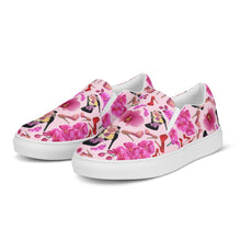 Load image into Gallery viewer, Women’s slip-on canvas shoes 'Secret garden'