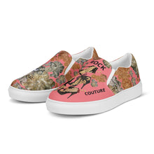 Load image into Gallery viewer, Women’s slip-on canvas shoes 'Rock Couture'