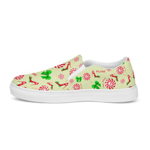 Load image into Gallery viewer, Women’s slip-on canvas shoes 'Peppermint'