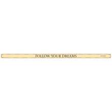 Load image into Gallery viewer, Engraved 'Follow Your Dreams' Cuff Bracelet - 2 colors

