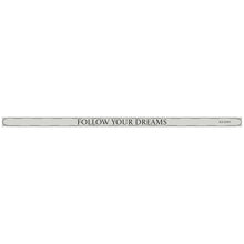 Load image into Gallery viewer, Engraved 'Follow Your Dreams' Cuff Bracelet - 2 colors

