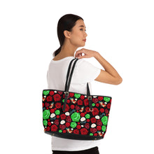 Load image into Gallery viewer, PU Leather Shoulder Bag 'Fiori rosso'
