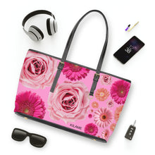 Load image into Gallery viewer, PU Leather Shoulder Bag 'Pink garden'
