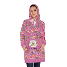 Load image into Gallery viewer, Women's Hoodie Dress Fuse 'Eat me drink me'

