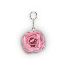 Load image into Gallery viewer, Rose Mini Plush Keychain — Floral Keyring
