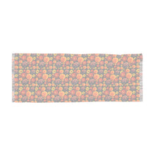 Load image into Gallery viewer, Bouquet Light Scarf — Orange Floral Fall Wrap
