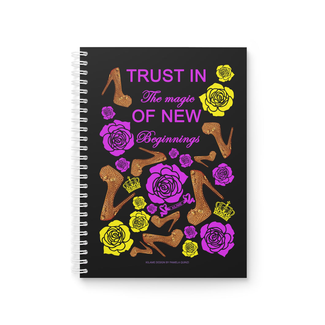 Spiral Notebook 'New beginning'