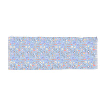 Load image into Gallery viewer, Blue Floral &amp; Bird Lightweight Scarf — Spring Garden Print

