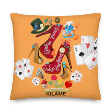 Load image into Gallery viewer, Pillow 'Down the rabbit hole'
