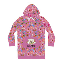 Load image into Gallery viewer, Women's Hoodie Dress Fuse 'Eat me drink me'
