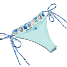 Load image into Gallery viewer, All-over print recycled string bikini 'Tea party'
