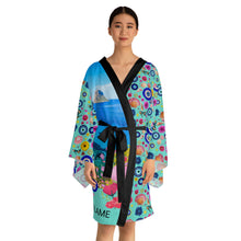 Load image into Gallery viewer, Long Sleeve Kimono Robe 'Viva la vida'
