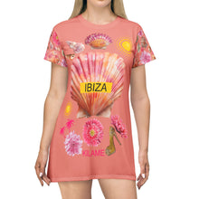 Load image into Gallery viewer, T-Shirt Dress 'Ibiza Corals'
