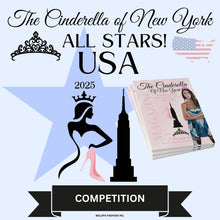 Load image into Gallery viewer, Gold Entry registration The Cinderella of New York USA All Stars 2025 with your Magazine Publication
