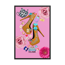 Load image into Gallery viewer, Framed poster 'Eat me drink me'
