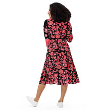 Load image into Gallery viewer, Long sleeve midi dress &#39;Influencer Glam&#39;
