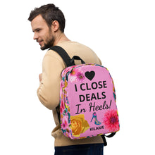 Load image into Gallery viewer, Backpack &#39;I close deals in heels&#39;
