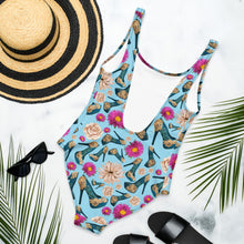 Load image into Gallery viewer, One-Piece Swimsuit &#39;Scarpe Azzurre&#39;
