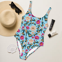 Load image into Gallery viewer, One-Piece Swimsuit &#39;Scarpe Azzurre&#39;
