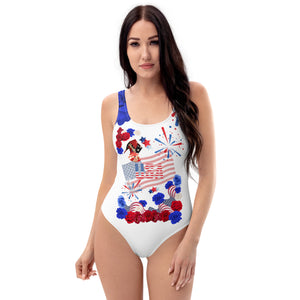 One-Piece Swimsuit 'America'