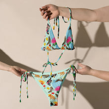 Load image into Gallery viewer, All-over print recycled string bikini &#39;Medusa&#39;
