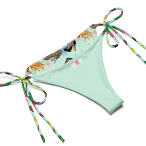 All-over print recycled string bikini 'Medusa'