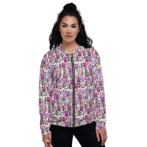 Unisex Bomber Jacket Cinderella Diamond