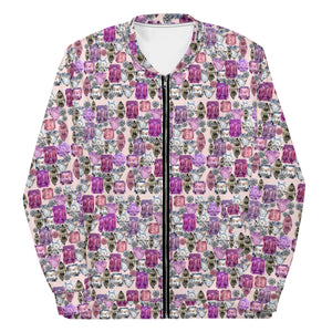 Unisex Bomber Jacket Cinderella Diamond