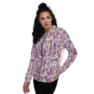 Unisex Bomber Jacket Cinderella Diamond