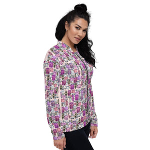 Unisex Bomber Jacket Cinderella Diamond