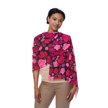 Load image into Gallery viewer, Light Scarf 'Pink Roses'
